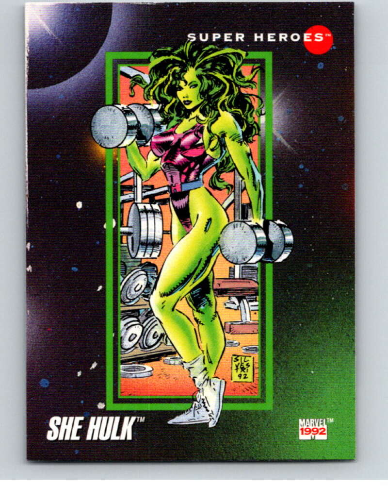 1992 Impel Marvel Universe #16 She-Hulk V71825 Image 1
