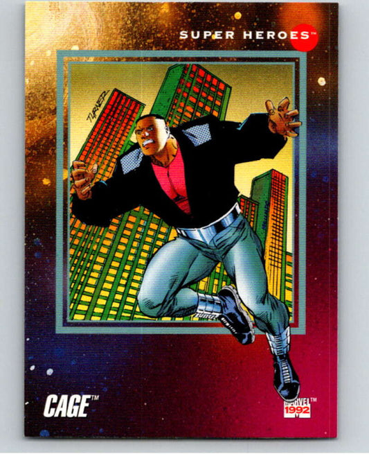 1992 Impel Marvel Universe #18 Cage   V71827 Image 1