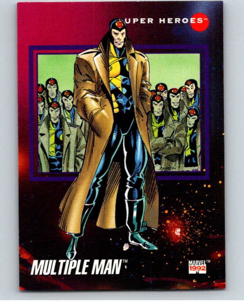 1992 Impel Marvel Universe #43 Multiple Man V71836 Image 1