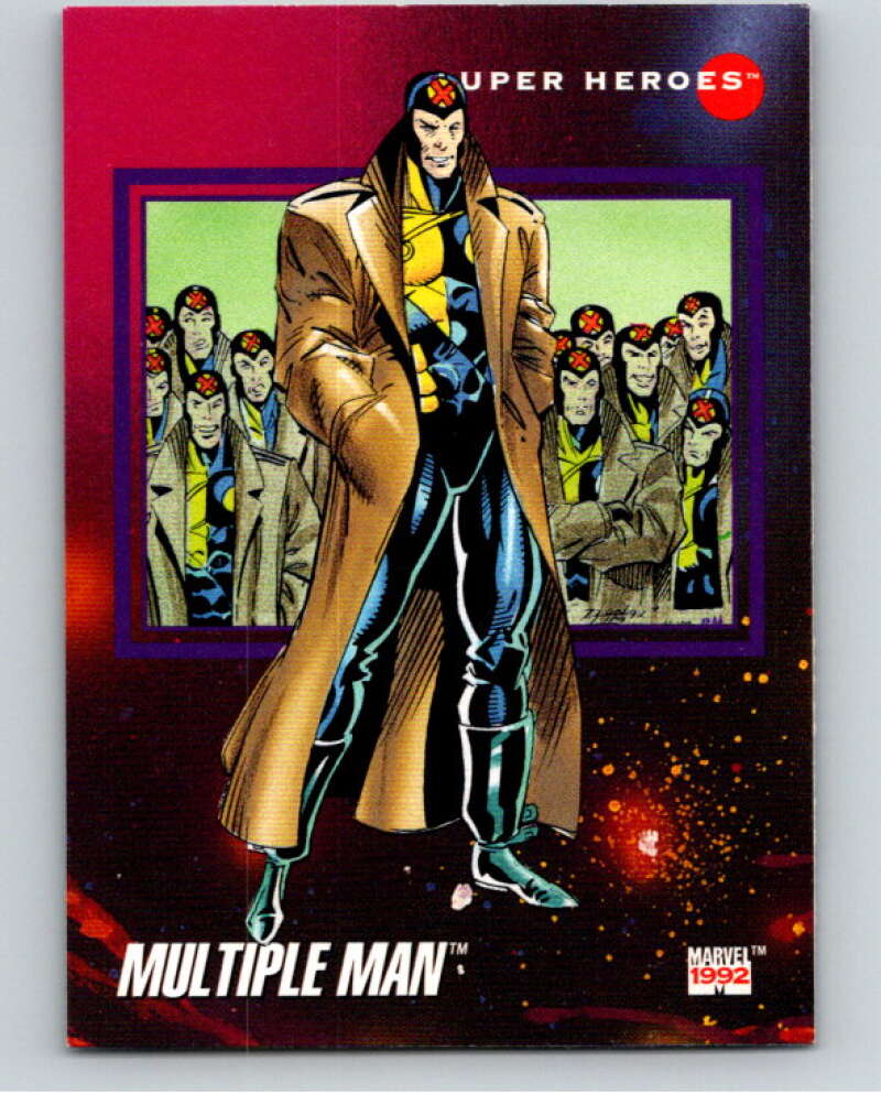 1992 Impel Marvel Universe #43 Multiple Man V71837 Image 1
