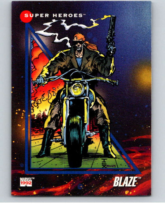 1992 Impel Marvel Universe #44 Blaze   V71841 Image 1
