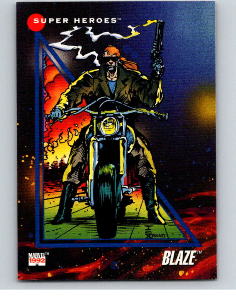 1992 Impel Marvel Universe #44 Blaze V71842 Image 1