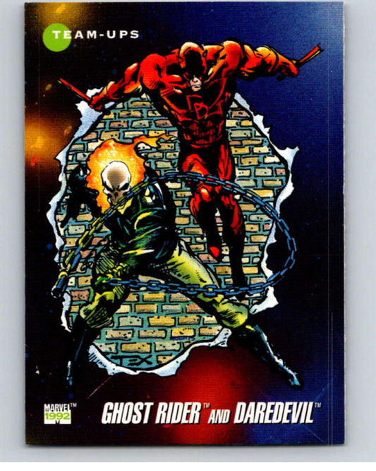 1992 Impel Marvel Universe #83 Captain America and U.S. Agent   V71900 Image 1