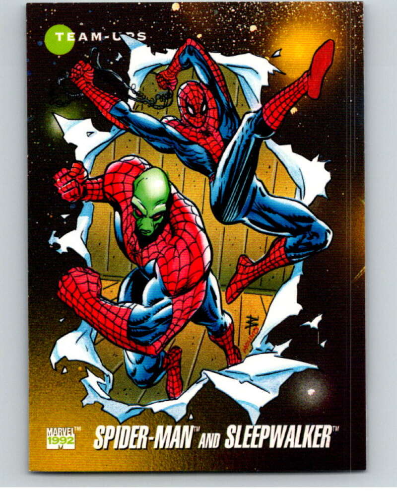 1992 Impel Marvel Universe #90 Ghost Rider and Daredevil V71901 Image 1