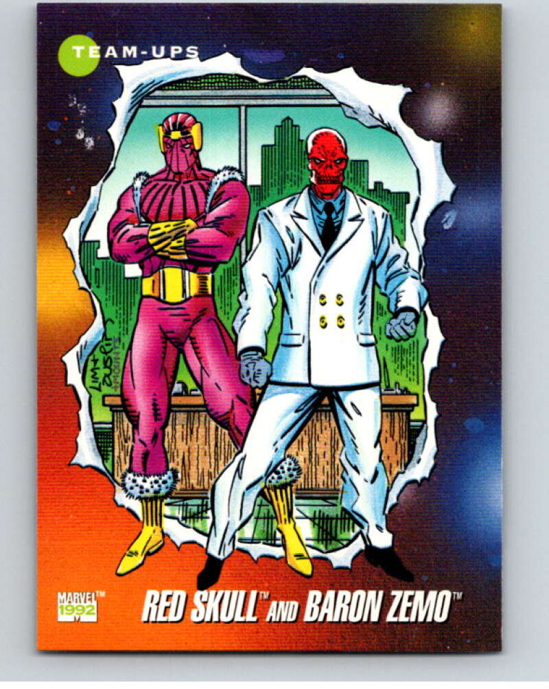 1992 Impel Marvel Universe #98 Hulk and Thing V71910 Image 1