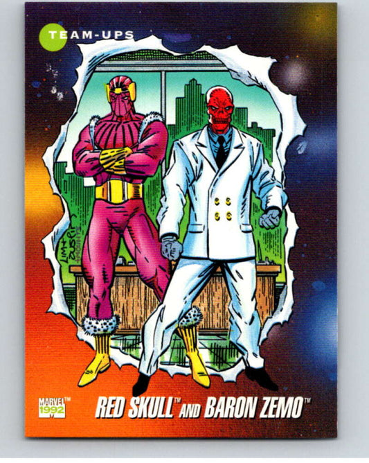 1992 Impel Marvel Universe #98 Hulk and Thing   V71910 Image 1