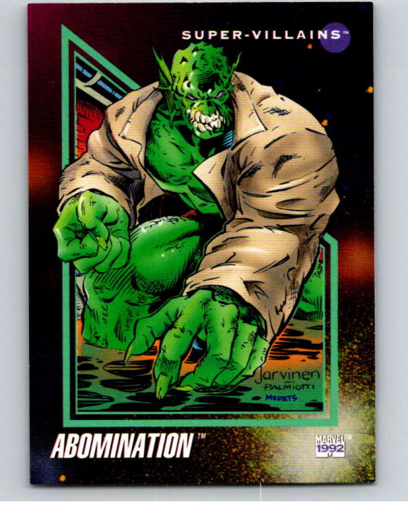 1992 Impel Marvel Universe #101 Abomination V71918 Image 1