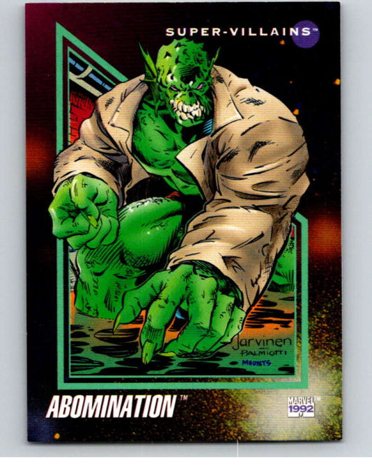 1992 Impel Marvel Universe #101 Abomination   V71918 Image 1