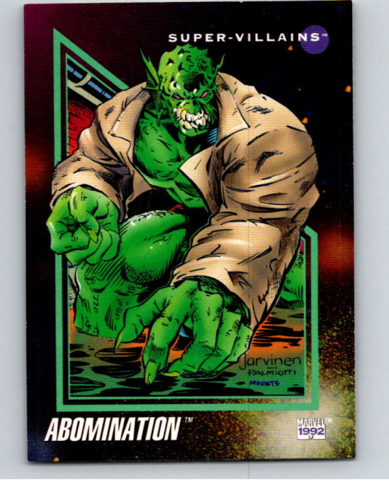 1992 Impel Marvel Universe #101 Abomination V71920 Image 1