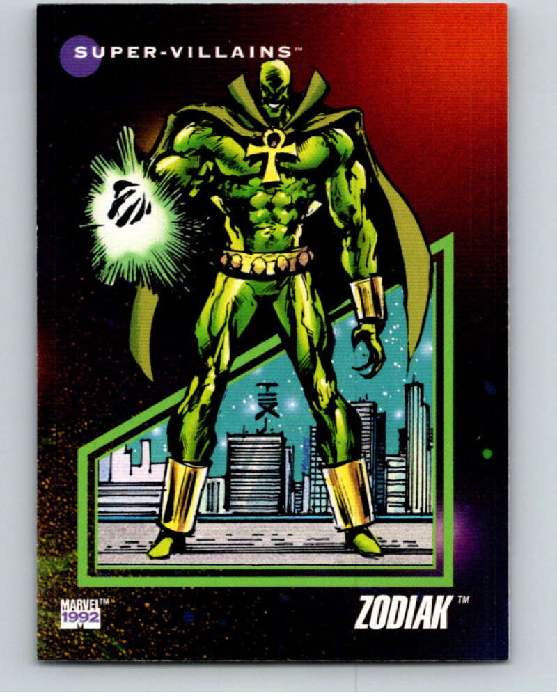 1992 Impel Marvel Universe #102 Zodiak V71924 Image 1