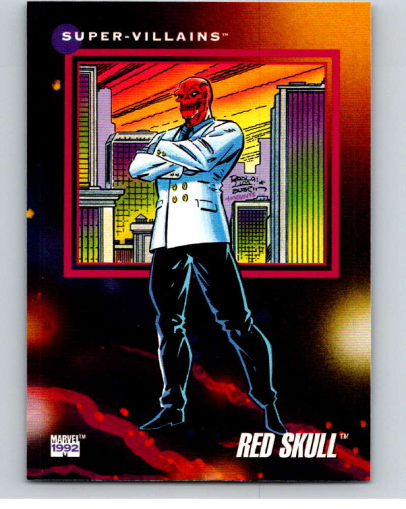 1992 Impel Marvel Universe #106 Red Skull V71930 Image 1