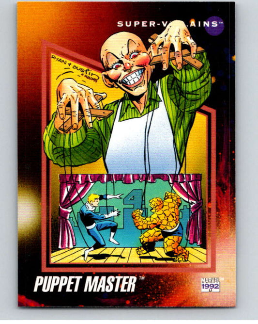 1992 Impel Marvel Universe #107 Puppet Master   V71934 Image 1
