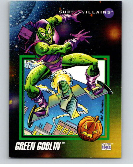 1992 Impel Marvel Universe #114 Green Goblin   V71953 Image 1