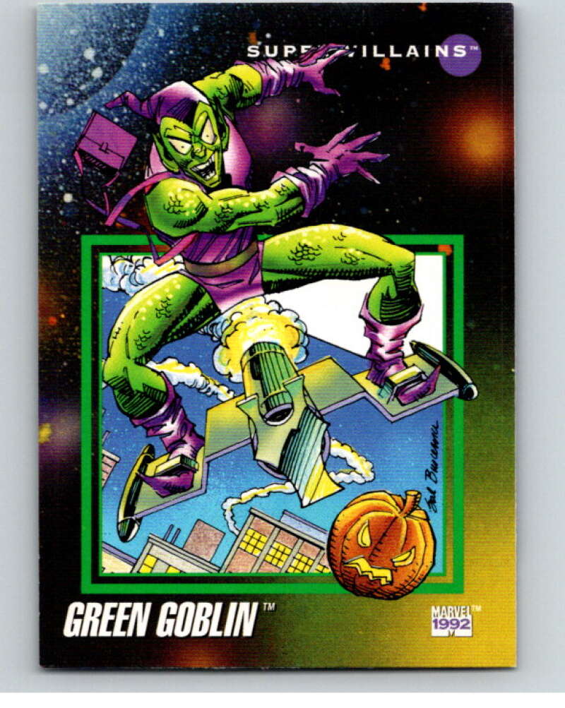 1992 Impel Marvel Universe #114 Green Goblin V71954 Image 1