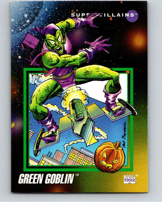1992 Impel Marvel Universe #114 Green Goblin   V71955 Image 1