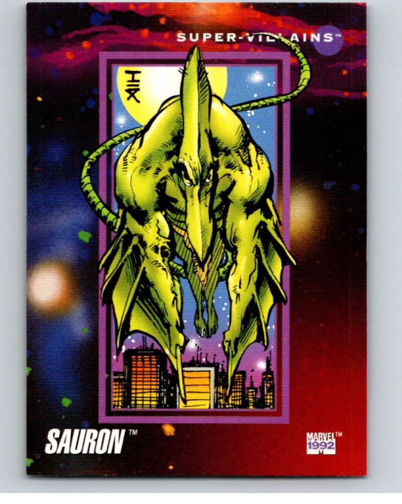 1992 Impel Marvel Universe #116 Sauron V71958 Image 1