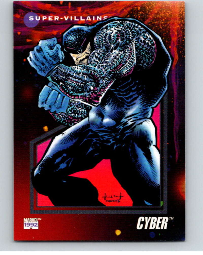 1992 Impel Marvel Universe #117 Cyber V71960 Image 1