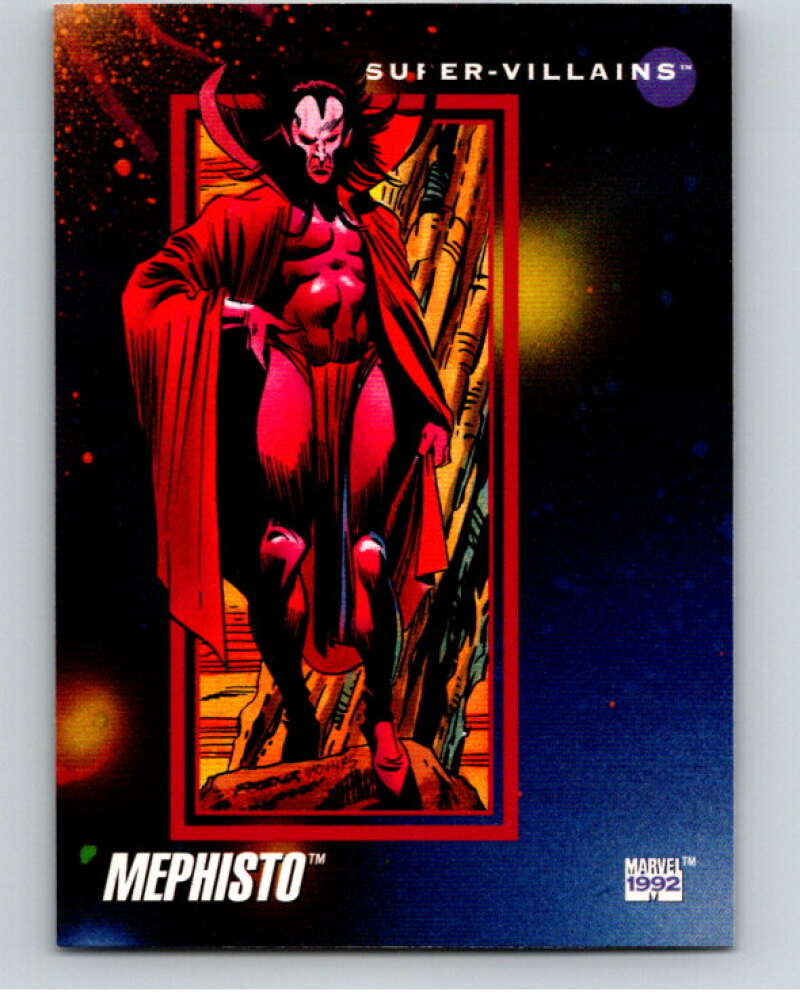 1992 Impel Marvel Universe #118 Mephisto V71962 Image 1