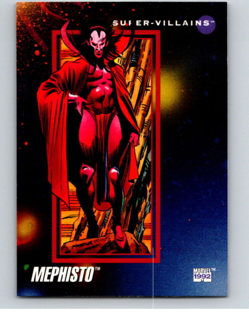 1992 Impel Marvel Universe #118 Mephisto V71963 Image 1