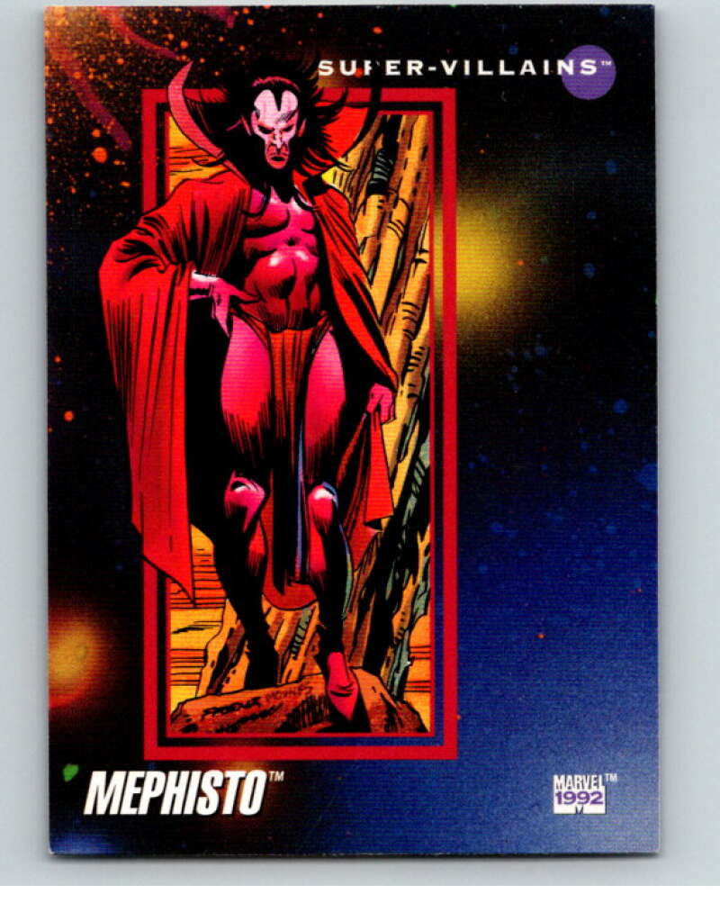 1992 Impel Marvel Universe #118 Mephisto V71965 Image 1