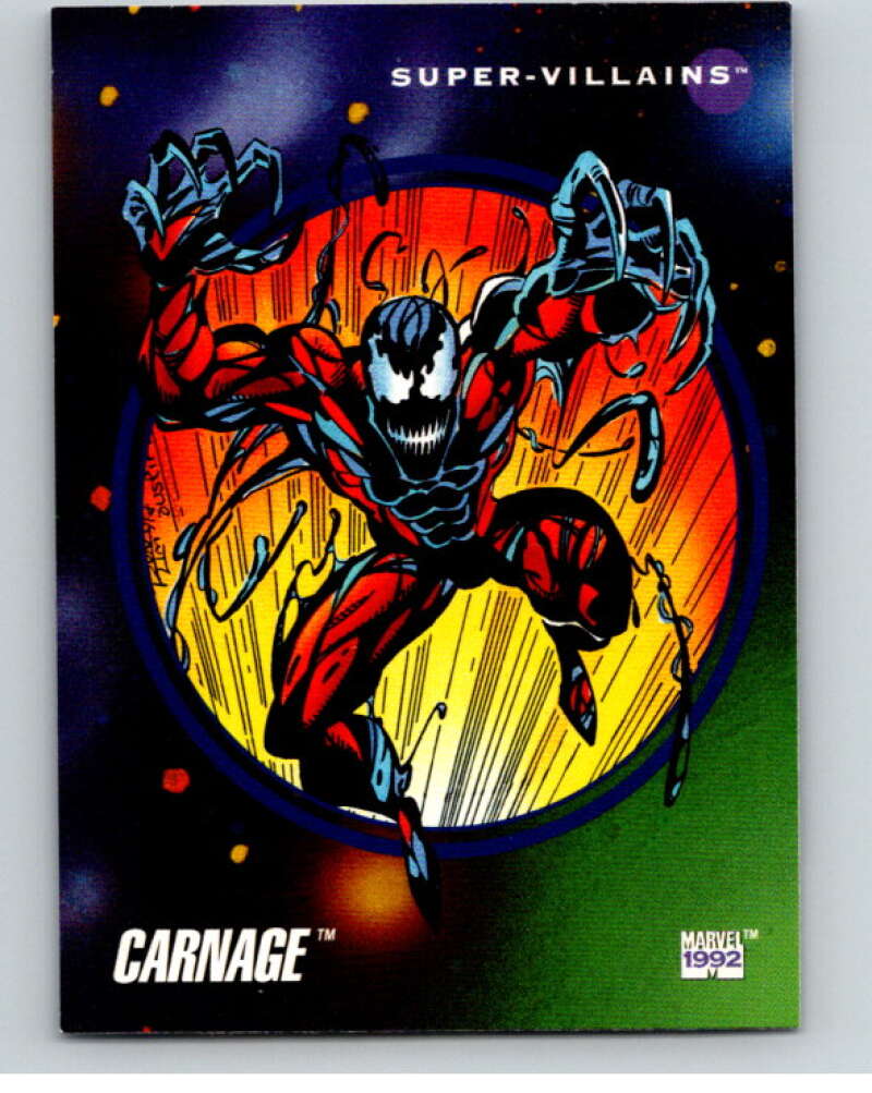 1992 Impel Marvel Universe #120 Carnage V71967 Image 1