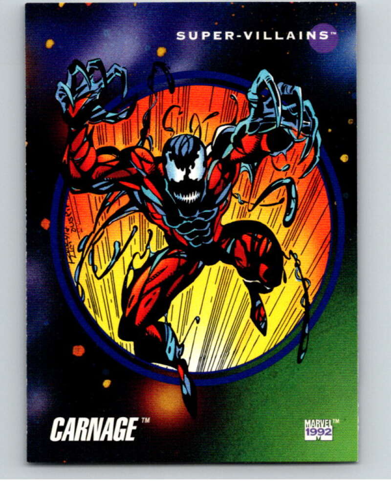 1992 Impel Marvel Universe #120 Carnage V71968 Image 1