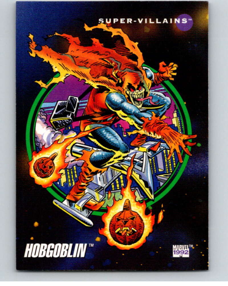 1992 Impel Marvel Universe #121 Hobgoblin V71970 Image 1