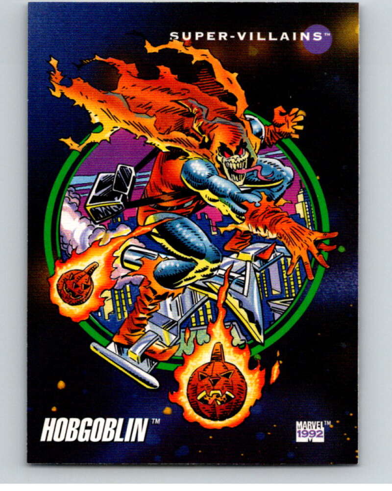 1992 Impel Marvel Universe #121 Hobgoblin V71971 Image 1