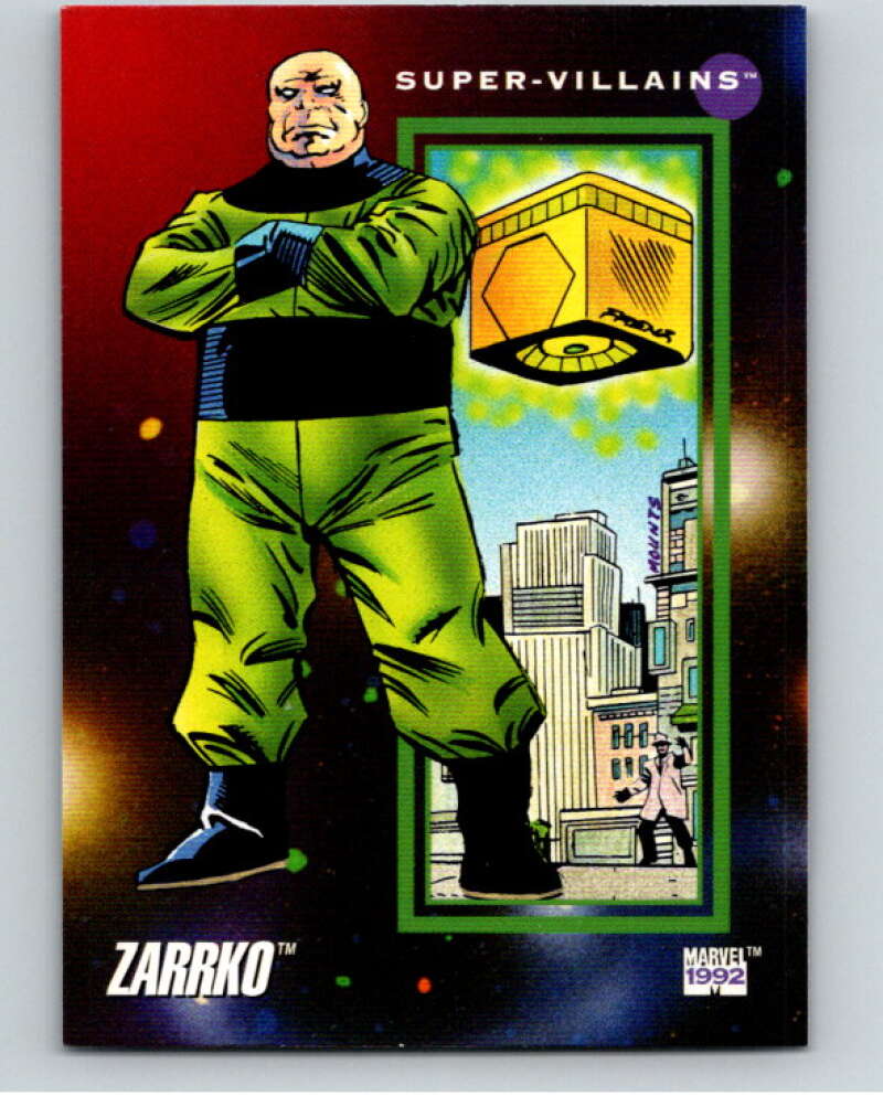 1992 Impel Marvel Universe #127 Zarrko V71982 Image 1