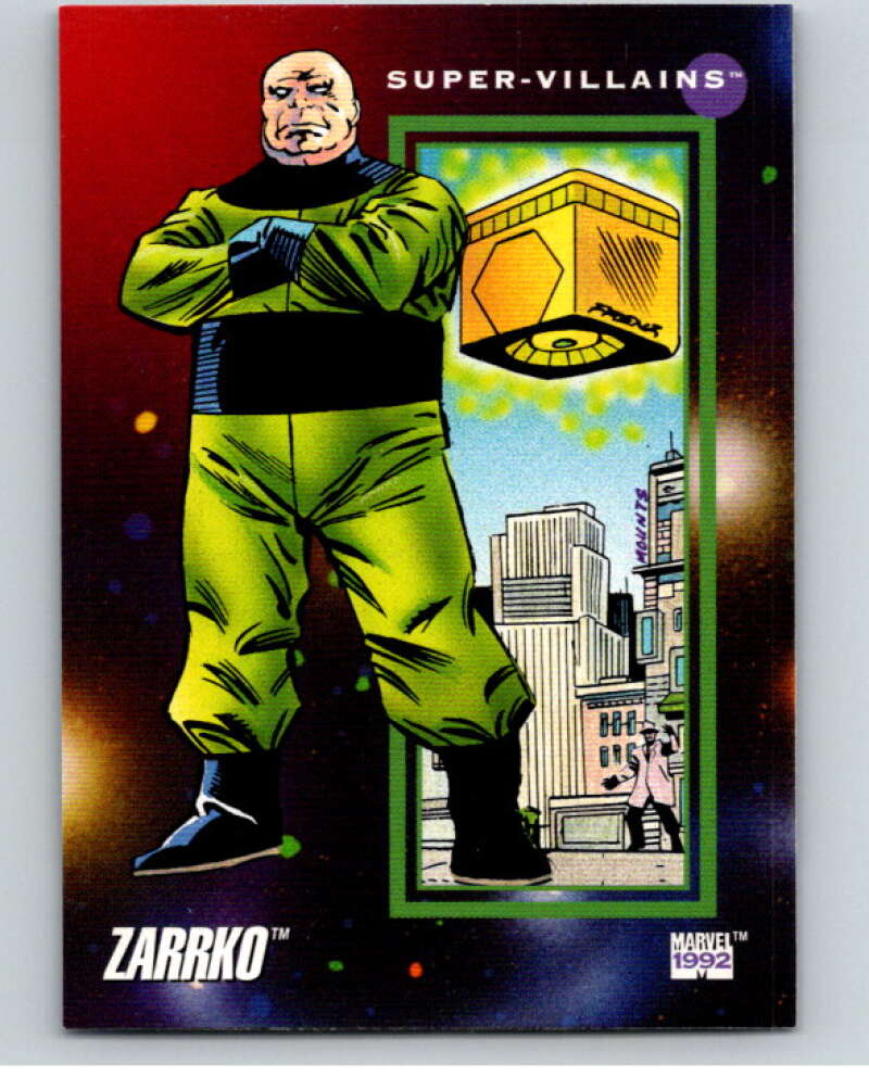 1992 Impel Marvel Universe #127 Zarrko V71983 Image 1
