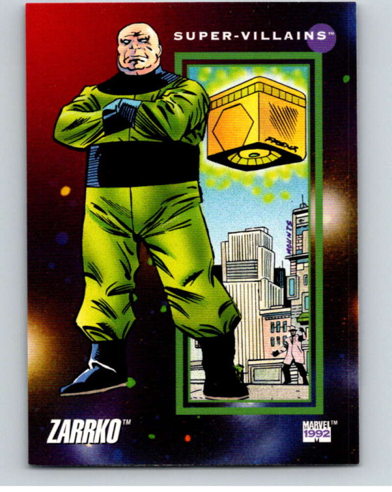 1992 Impel Marvel Universe #127 Zarrko V71984 Image 1