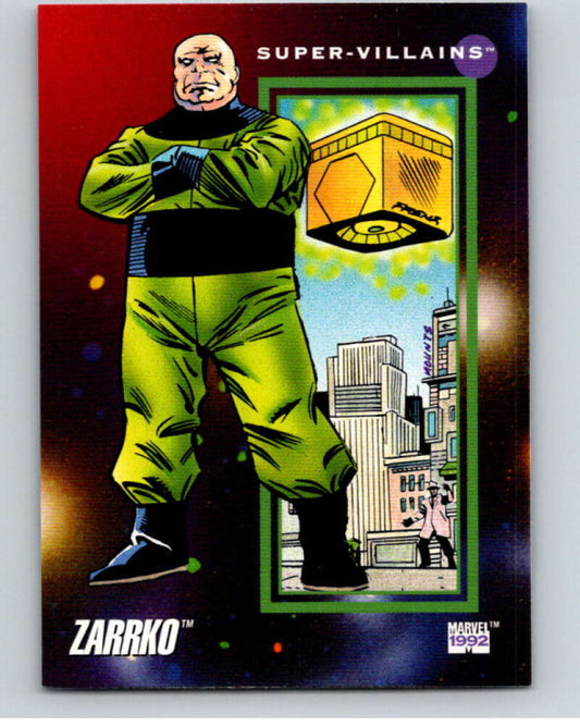 1992 Impel Marvel Universe #127 Zarrko   V71984 Image 1