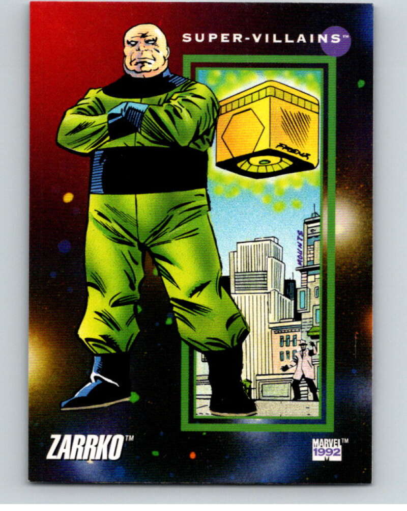 1992 Impel Marvel Universe #127 Zarrko V71985 Image 1