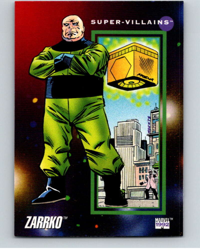 1992 Impel Marvel Universe #127 Zarrko V71988 Image 1