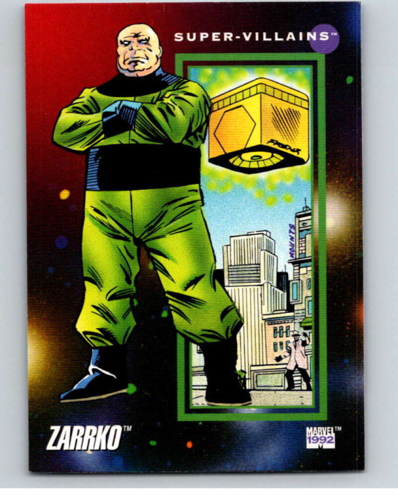 1992 Impel Marvel Universe #127 Zarrko V71989 Image 1