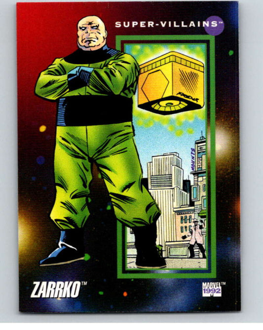 1992 Impel Marvel Universe #127 Zarrko   V71989 Image 1