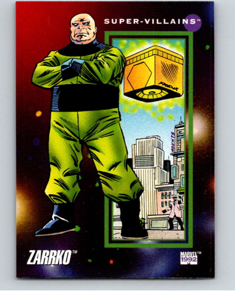 1992 Impel Marvel Universe #127 Zarrko V71990 Image 1