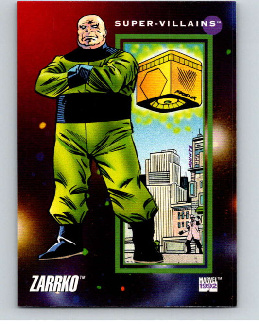 1992 Impel Marvel Universe #127 Zarrko   V71990 Image 1