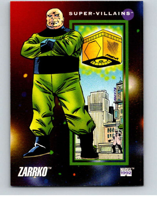 1992 Impel Marvel Universe #127 Zarrko   V71991 Image 1