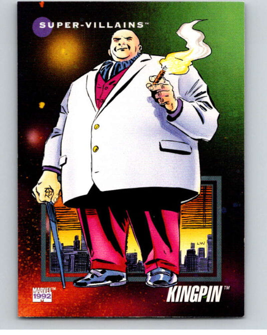 1992 Impel Marvel Universe #130 Kingpin   V72007 Image 1