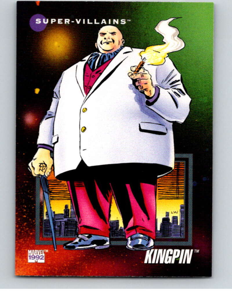 1992 Impel Marvel Universe #130 Kingpin V72008 Image 1