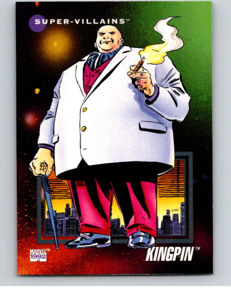 1992 Impel Marvel Universe #130 Kingpin V72009 Image 1
