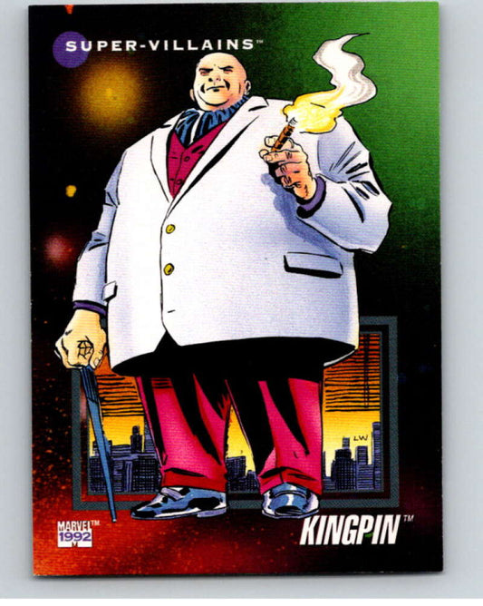 1992 Impel Marvel Universe #130 Kingpin   V72010 Image 1
