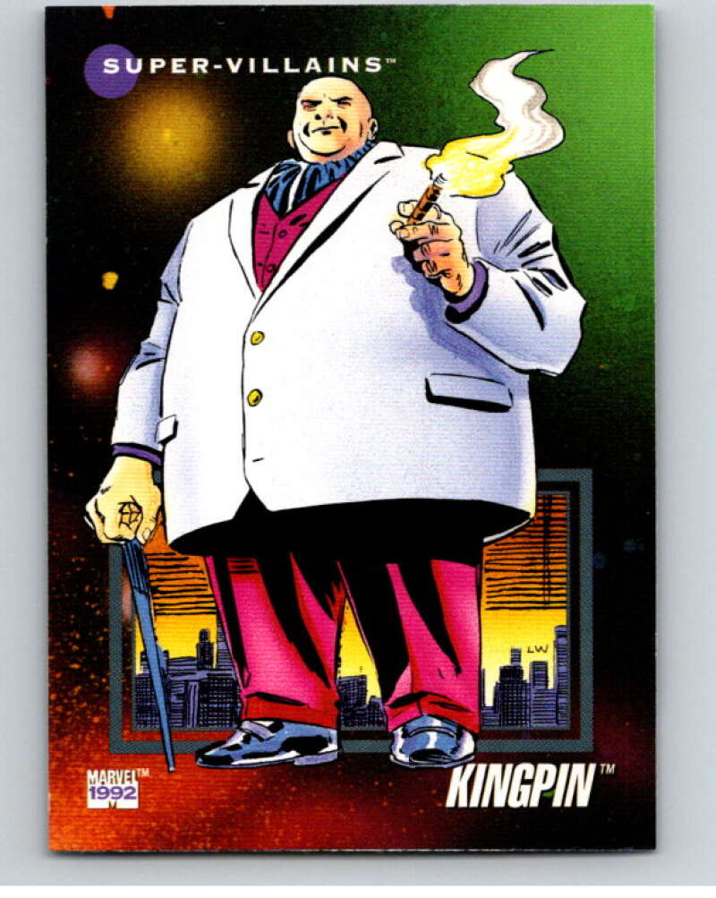 1992 Impel Marvel Universe #130 Kingpin V72011 Image 1