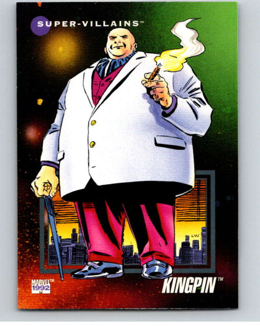 1992 Impel Marvel Universe #130 Kingpin   V72011 Image 1