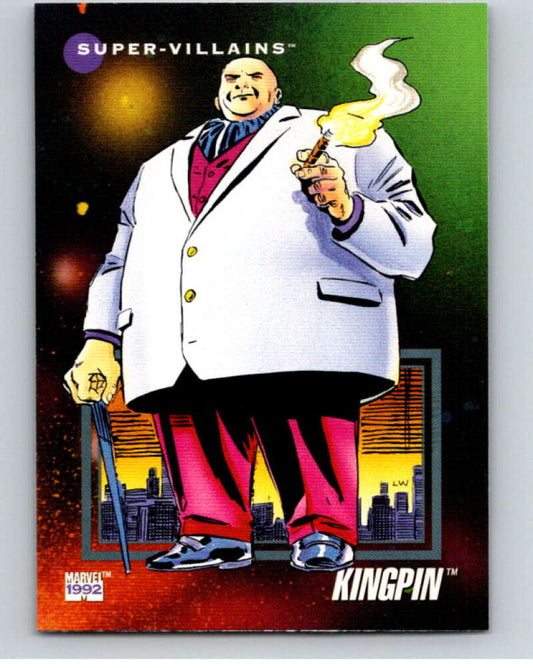 1992 Impel Marvel Universe #130 Kingpin   V72012 Image 1