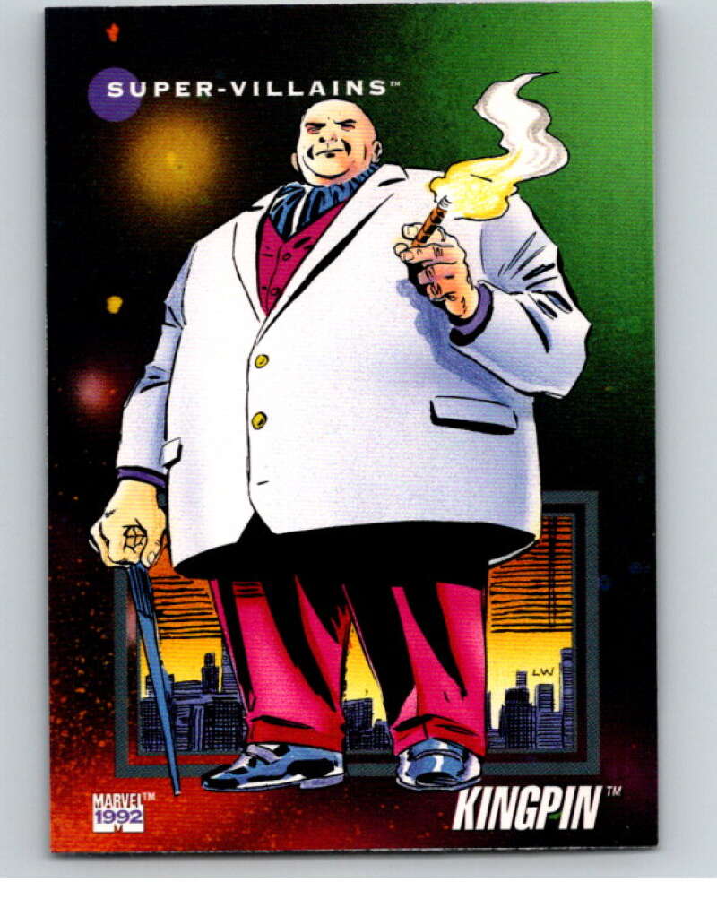 1992 Impel Marvel Universe #130 Kingpin   V72013 Image 1