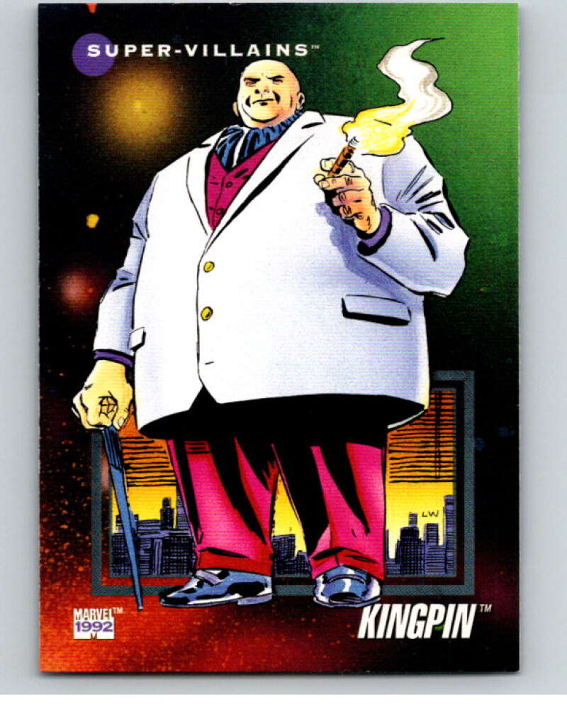1992 Impel Marvel Universe #130 Kingpin V72014 Image 1