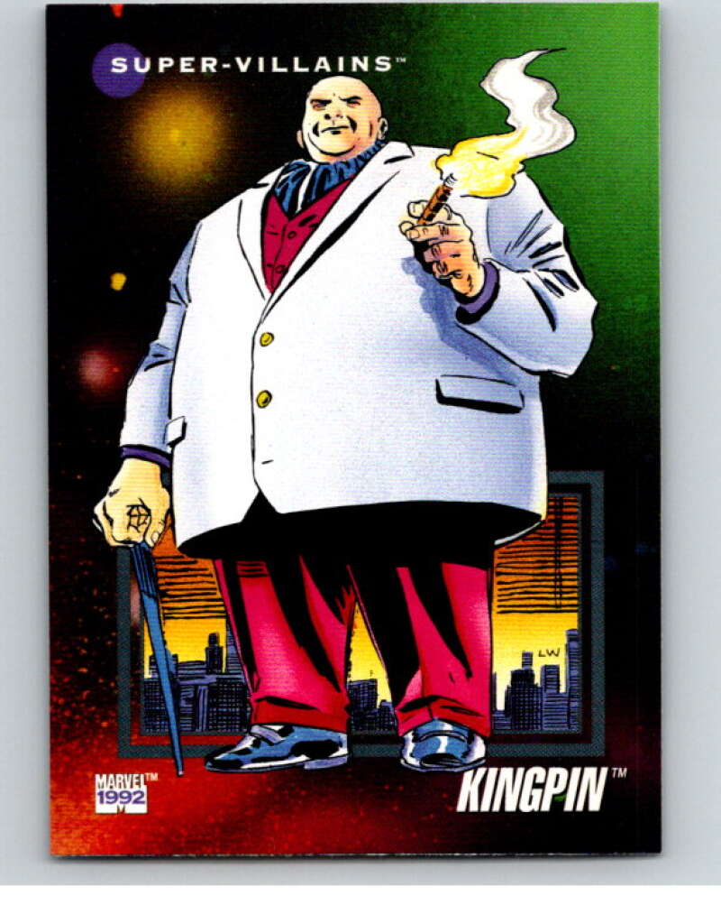 1992 Impel Marvel Universe #130 Kingpin V72015 Image 1