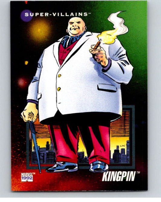 1992 Impel Marvel Universe #130 Kingpin   V72015 Image 1